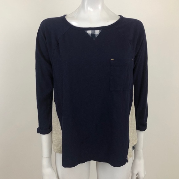 Little Yellow Button Anthro Large Backstory Tee - Picture 1 of 5